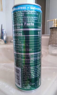 Crisp Pear Sugarfree Energy Drink, Crisp Pear