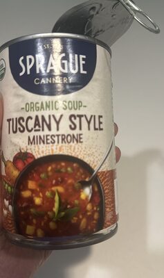 Tuscany Style Minestrone Organic Soup, Tuscany Style Minestrone