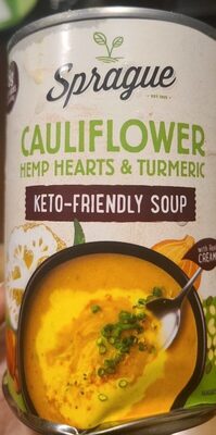 Cauliflower Hemp Hearts & Turmeric Keto-Friendly Soup, Cauliflower