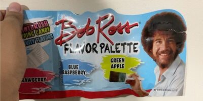 Strawberry Blue Raspberry Green Apple Paintbrush Dipping Candy, Strawberry Blue Raspberry Green Apple