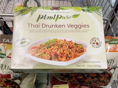 Plantpure Thai Drunken Veggies, 12 Oz
