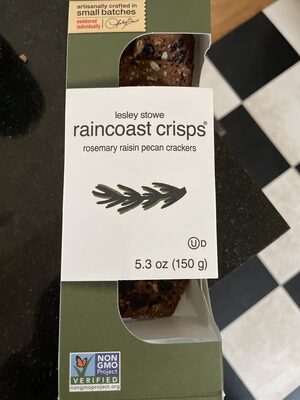 Rosemary Raisin Pecan Crackers, Rosemary Raisin Pecan