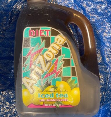 Diet Sun Brewed Style With Lemon Flavor Iced Tea, Lemon