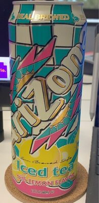 Sun Brewed Style With Lemon Flavor Iced Tea, Lemon