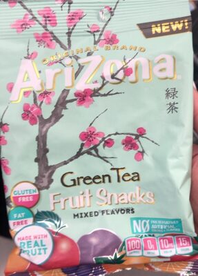 Mixed Green Tea Fruit Snacks, Mixed Green Tea