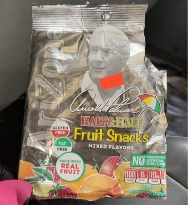 Half & Half Mixed Flavors Fruit Snacks, Strawberry; Mango; Peach