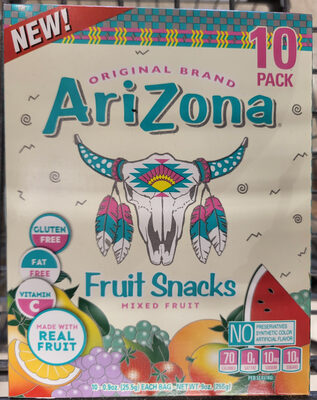 Mixed Fruit Snacks, Fruit Punch, Mucho Mango, Watermelon, Grapeade, Orangeade