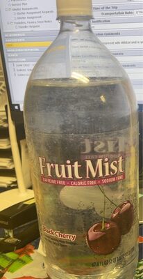 Black Cherry Flavored Sparkling Water Beverage, Black Cherry