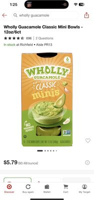 Mild Classic Guacamole Minis, Mild Classic