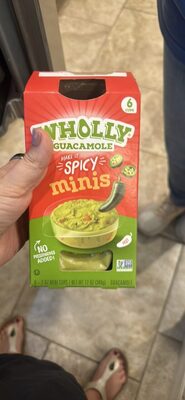Hot Spicy Guacamole Minis, Hot Spicy