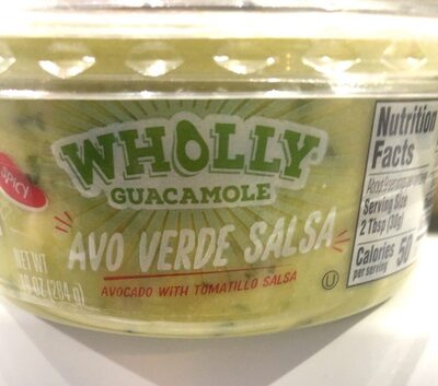 Avo Verde Guacamole Avocado With Tomatillo Salsa, Avo Verde