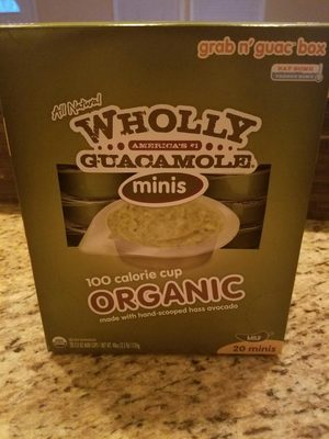 Mild Organic Guacamole Minis, Mild