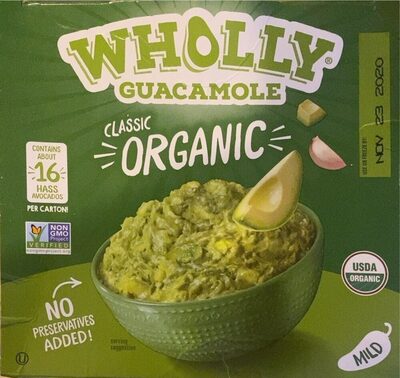 Mild Classic Organic Guacamole, Mild Classic