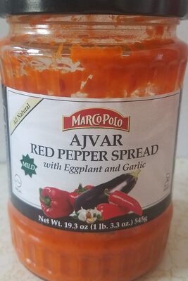 Mild Ajvar Red Pepper Spread
