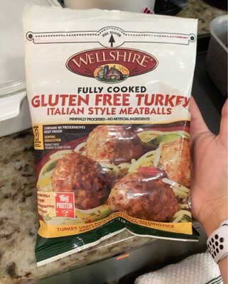 Turkey Fully Cooked Gluten Free Italian Style Meatballs, Turkey