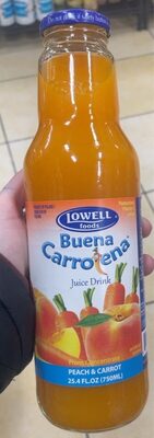 Peach & Carrot Juice Drink, Peach; Carrot