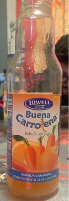 Carrot & Orange Juice Drink, Carrot; Orange