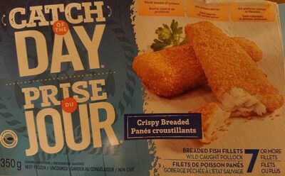 Crispy Breaded Wild Caught Pollock Fish Fillets, Crispy Breaded