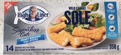 Crispy Wild Caught Sole Breaded Fish Sticks, Crispy