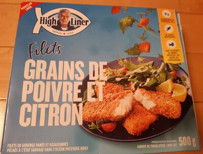 Breaded Seasoned Pollock Fillets Wild Caught In The North Pacific Ocean, Lemon Peppercorn