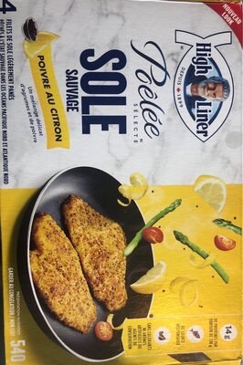 Lemon Pepper Wild Caught Lightly Breaded Sole Fillets, Lemon Pepper