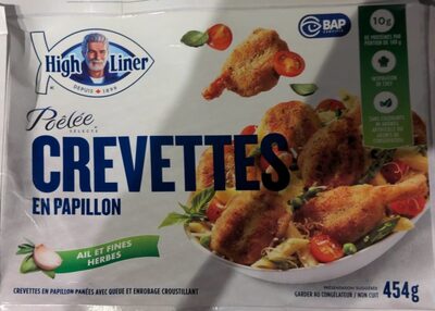 Garlic & Herb Crispy Coated Tail-On Breaded Butterflied Shrimp, Garlic & Herb