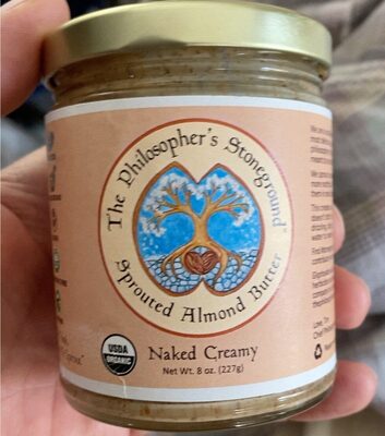 Naked Creamy Sprouted Almond Butter, Naked Creamy