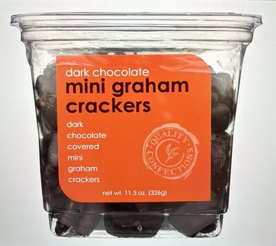 Dark Chocolate Mini Graham Crackers, Dark Chocolate