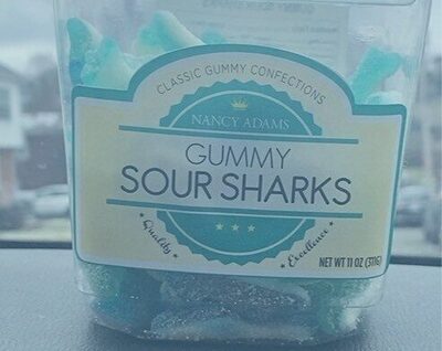 Sour Sharks Gummy, Sour