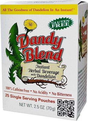Dandy Blend With Dandelion Instant Herbal Beverage Single Serve Packets, Dandy Blend With Dandelion