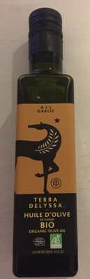Organic Extra Virgin Olive Oil Infused With Garlic, Garlic