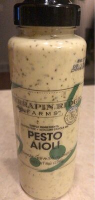 Pesto Aioli Squeeze Garnishing Sauce, Pesto Aioli