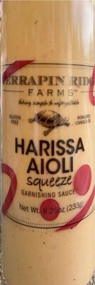 Harissa Aioli Squeeze Garnishing Sauce, Harissa Aioli