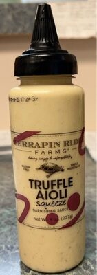 Truffle Aioli Squeeze Garnishing Sauce, Truffle Aioli