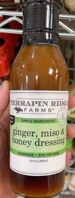 Ginger, Miso & Honey Dressing, Ginger, Miso & Honey