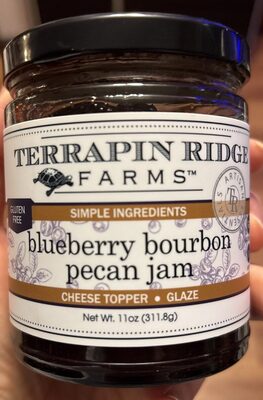 Blueberry Bourbon Pecan Jam, Blueberry Bourbon Pecan