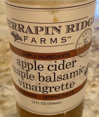 Apple Cider Maple Balsamic Vinaigrette, Apple Cider Maple Balsamic