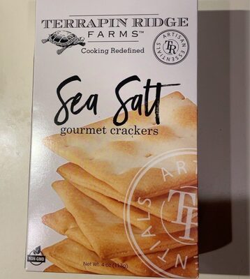 Sea Salt Gourmet Crackers, Sea Salt