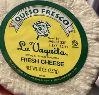 Queso Fresco Fresh Cheese, Queso Fresco