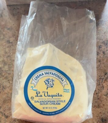 Salvadorian Style Sour Cream, Salvadorian Style