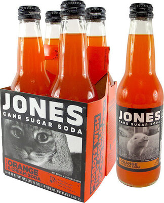 Orange & Cream Flavor Cane Sugar Soda, Orange & Cream