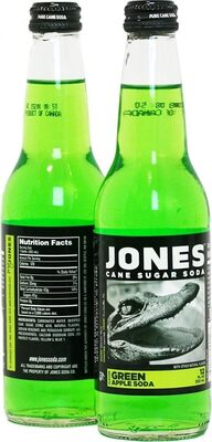 Cane Sugar Soda, Green Apple