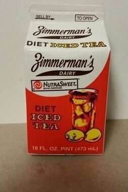 Zimmerman's Dairy, Iced Tea, Lemon