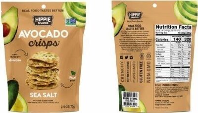 Sea Salt Avocado Crisps, Sea Salt