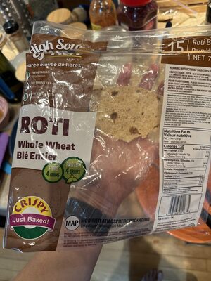 Whole Wheat Pain Wrap Roti Bread
