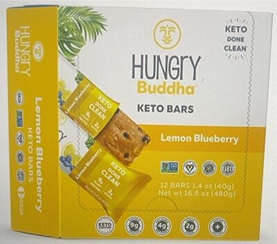 Lemon Blueberry Keto Bars, Lemon Blueberry