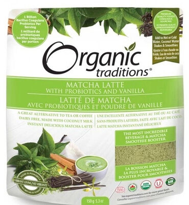 Matcha Latte With Probiotics, Matcha