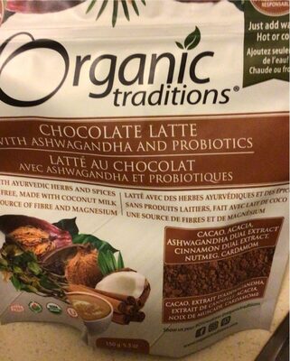 Chocolate Latte With Ashwagandha And Probiotics, Chocolate