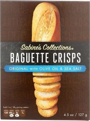 Original With Olive Oil & Sea Salt Baguette Crisps, Olive Oil; Sea Salt