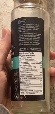 Coconut Curry Organic Vegan Indian Cooking Sauce, Coconut Curry